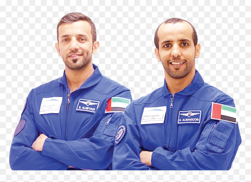 Hazza Al Mansouri And Sultan Al Neyadi, HD Png Download - astronaut.png