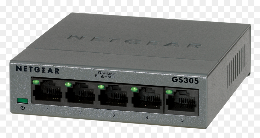 Netgear Gs305, HD Png Download - network switch png