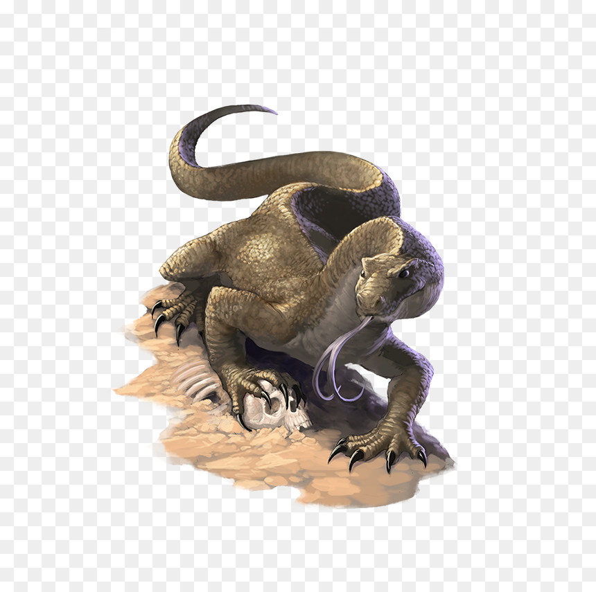 Giant Monitor Lizard Pathfinder, HD Png Download - giant monster png