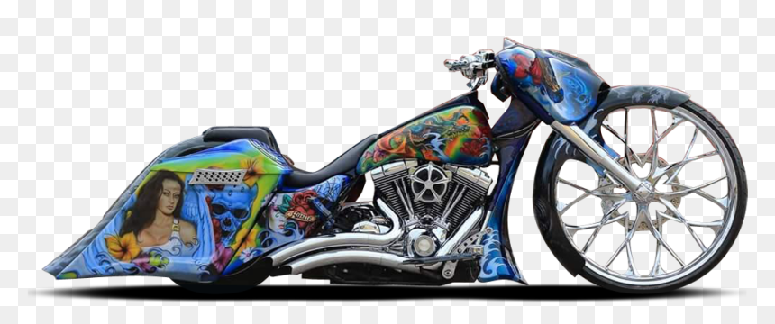 Bikes-blue - Custom Harley Davidson Png, Transparent Png - custom motorcycle png