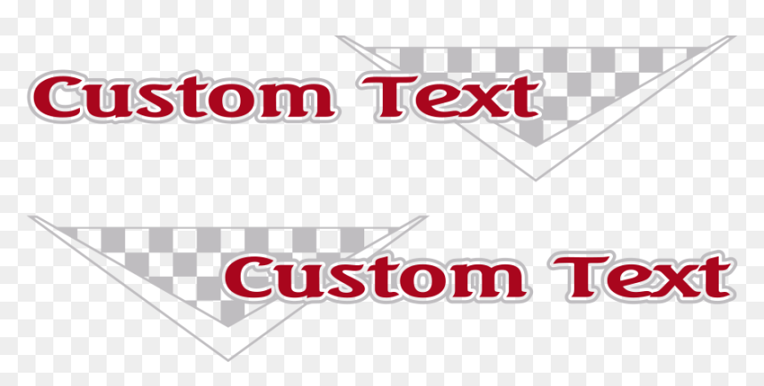 Motorcycle Checkered V Gas Tank Decals - Confetti Cannon Clipart, HD Png Download - custom motorcycle png