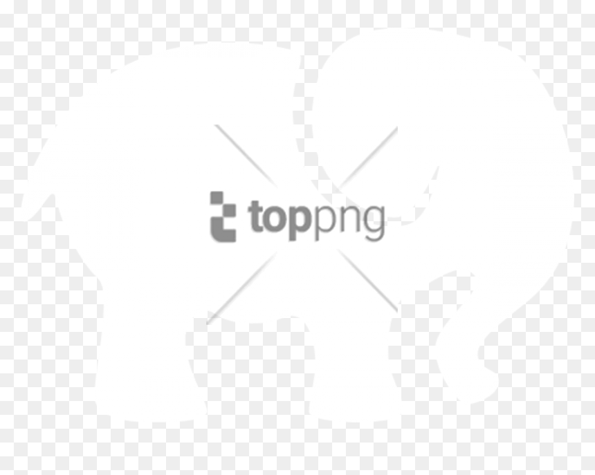 Free Png Black And White Outline Elephant Png Image - White Elephant Png, Transparent Png - elephant drawing png