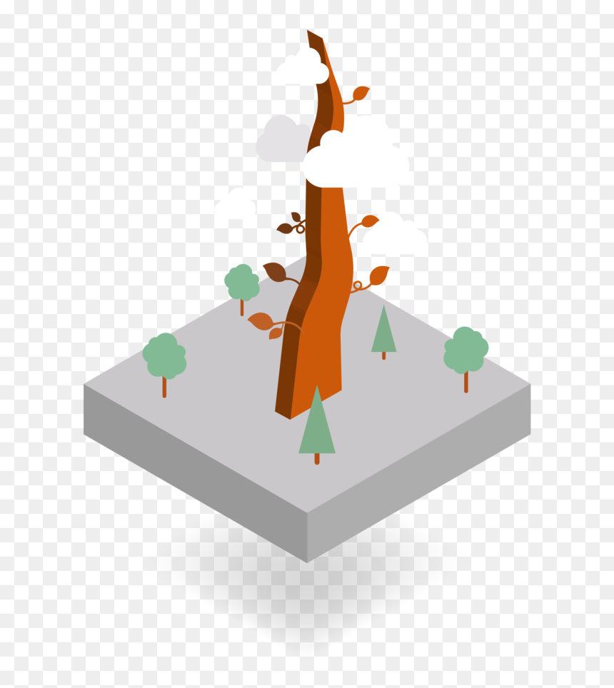Illustration, HD Png Download - tree section png