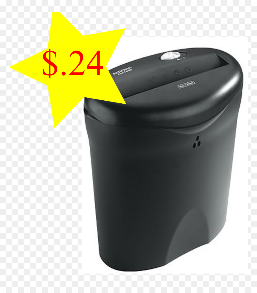 24 Aurora 6 Sheet Paper Shredder After Points - Paper Shredder, HD Png Download - paper shredder png