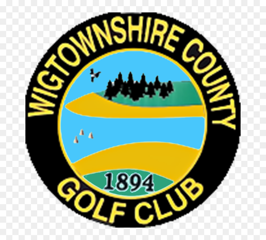Wigtownshire County Golf Club - Circle, HD Png Download - crossed golf clubs png