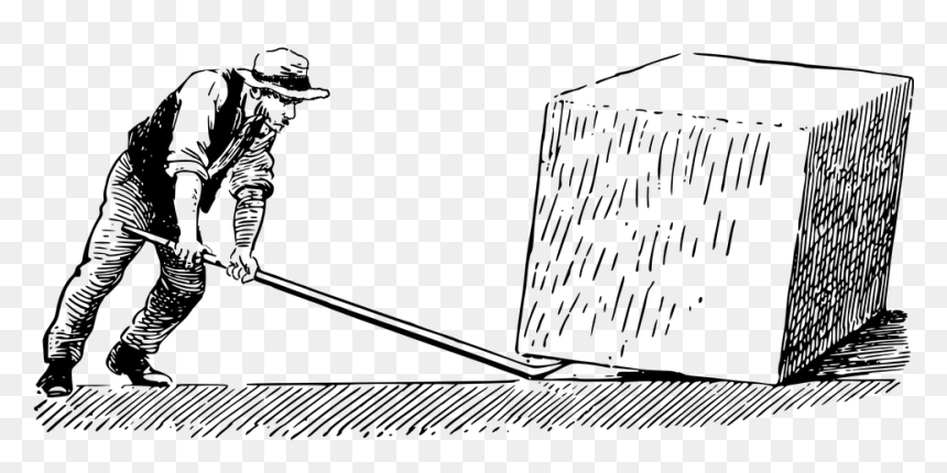 Archimedes - Leverage Example, HD Png Download - crossed golf clubs png