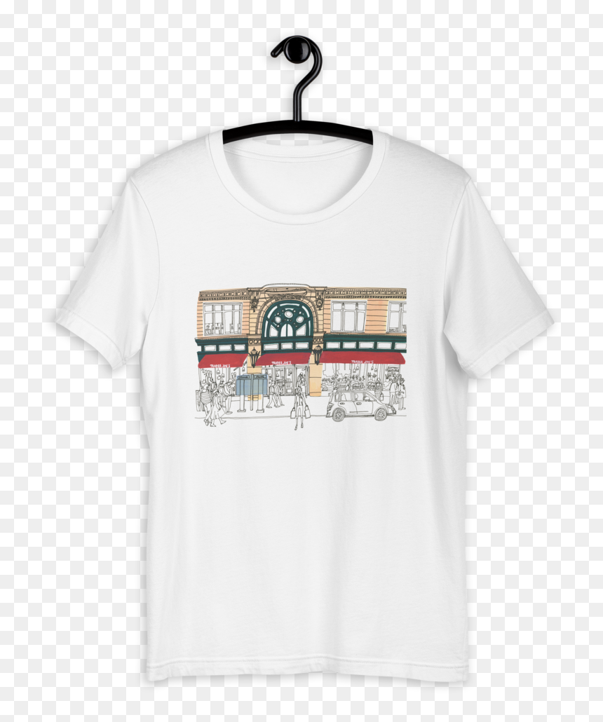 Susannah Trader Joes Mockup Front On Hanger White, HD Png Download - trader joes png