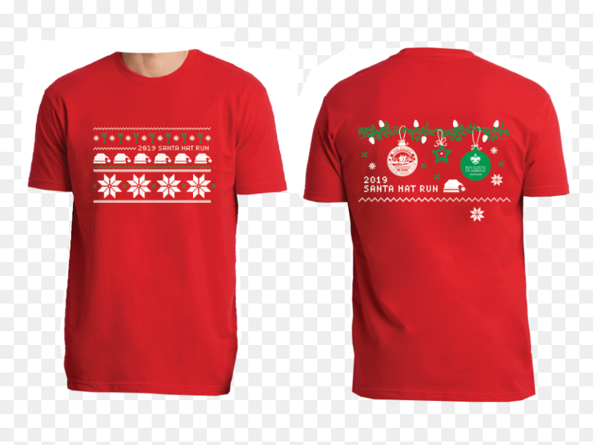 Active Shirt, HD Png Download - santa hat silhouette png