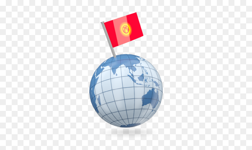 Earth With Flag Pin - Earth Mongolia, HD Png Download - holiday icon png