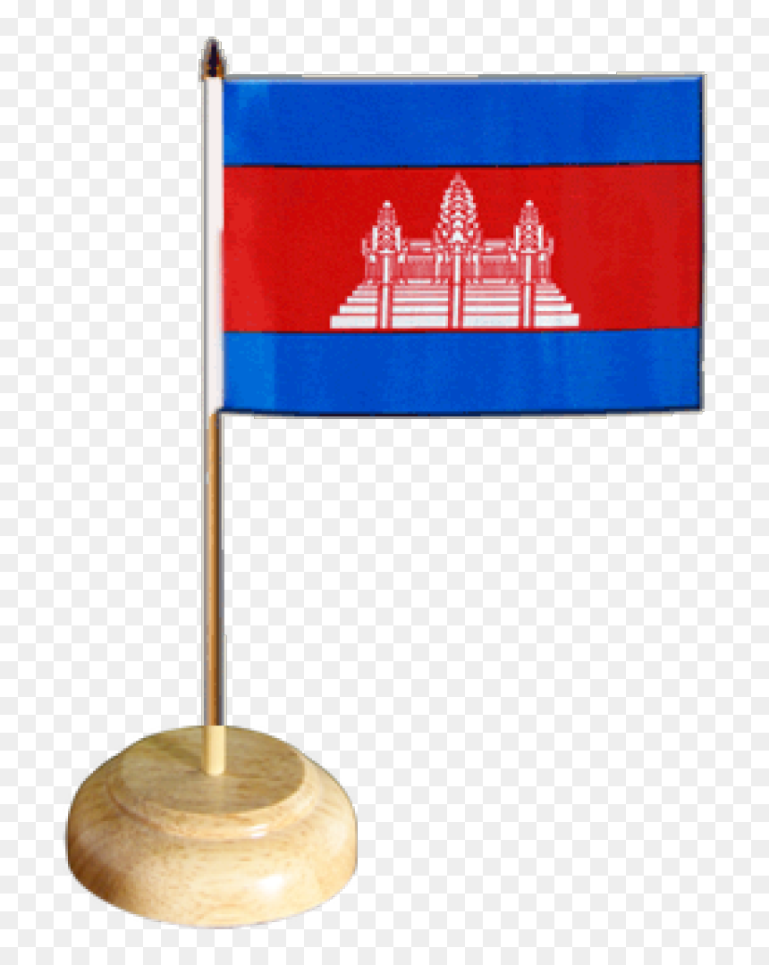 Cambodia Table Flag - Petit Drapeau Senegal, HD Png Download - cambodia flag png