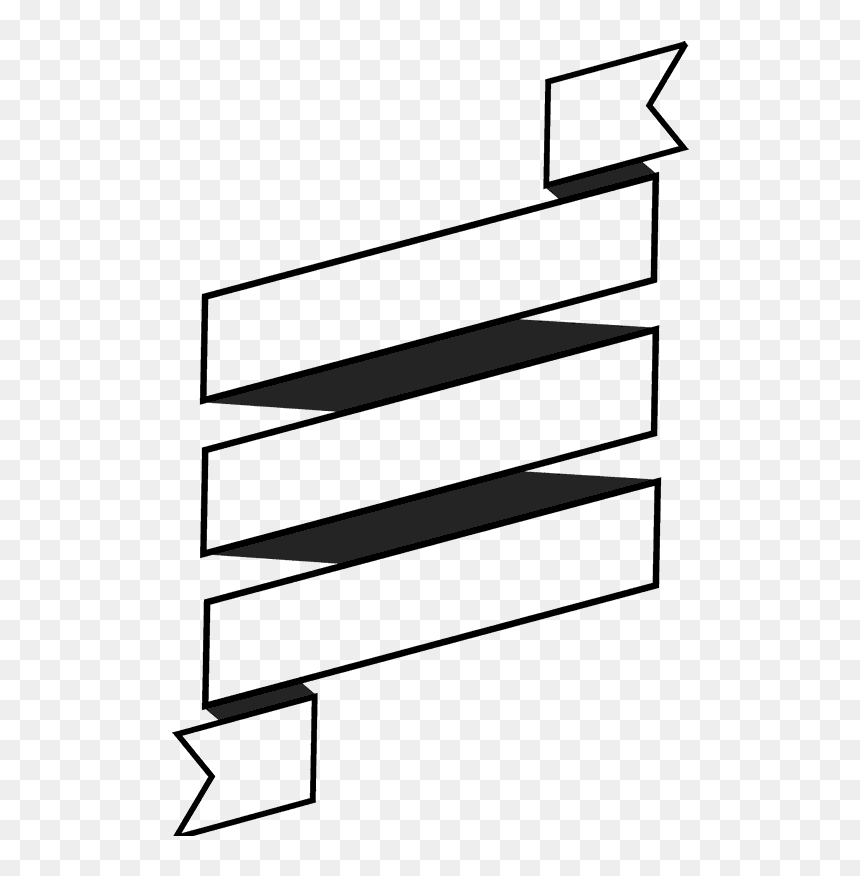 Stairs, HD Png Download - ribbon outline png