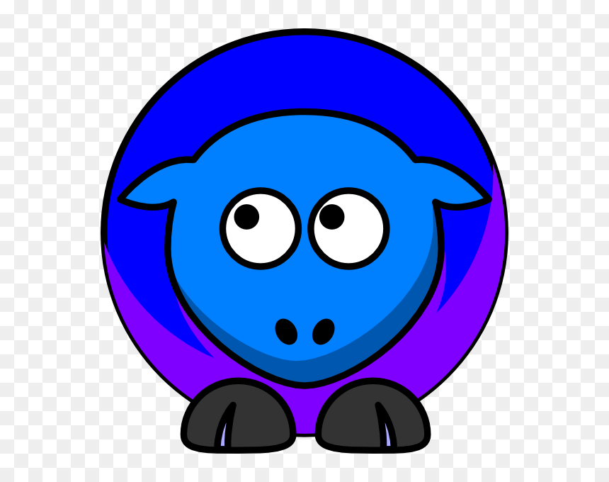 Sheep Looking Right Svg Clip Arts - College Football, HD Png Download - pink sheep png