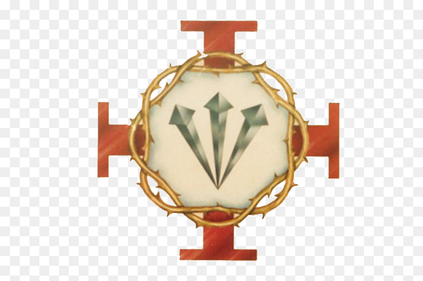 Santosepulcro Recorte - Crest, HD Png Download - corona de espinas y clavos png