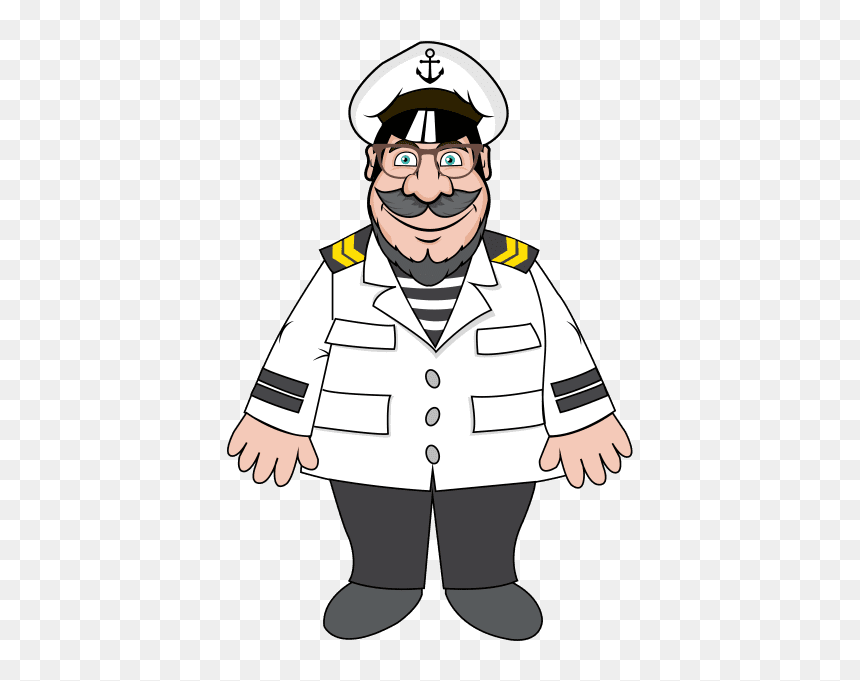 Sailor And Captain Clipart, HD Png Download - character vector png