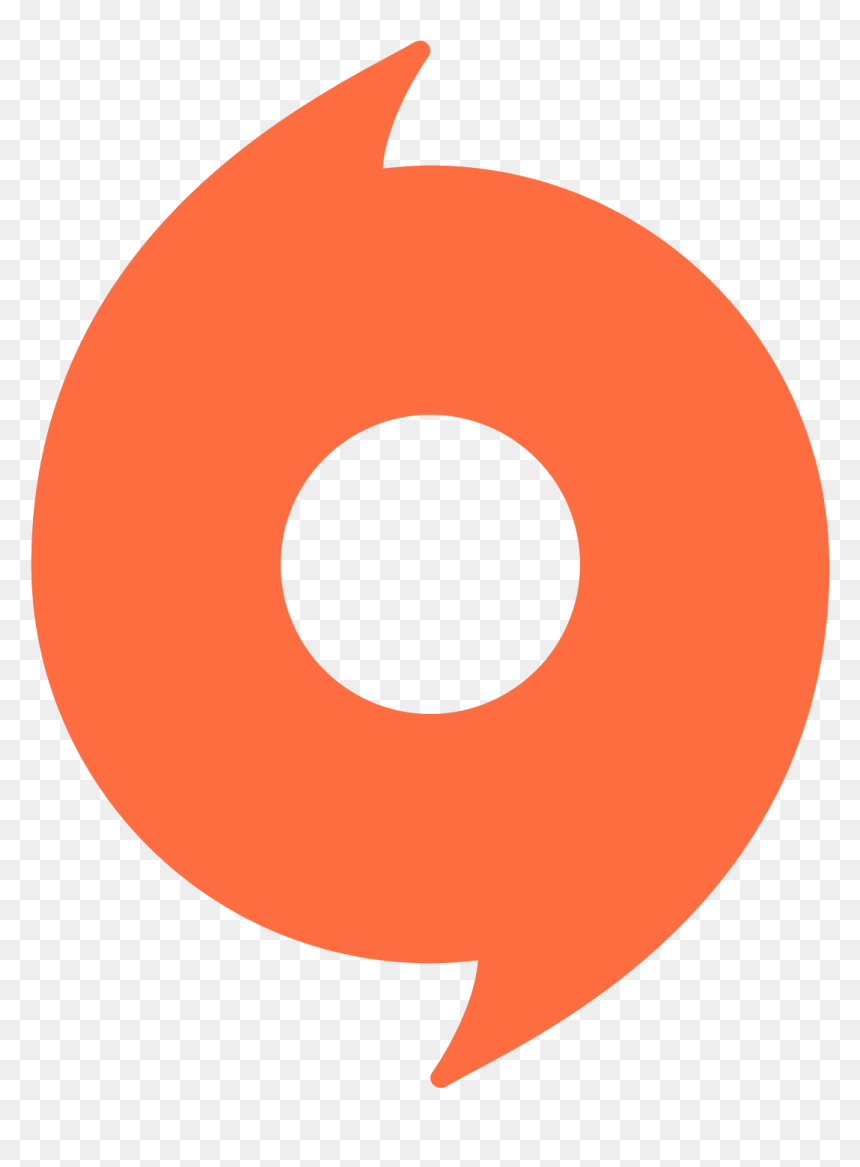 This Image Is A Logo Of A Circle That Has A Point On - Circle, HD Png Download - origin icon png