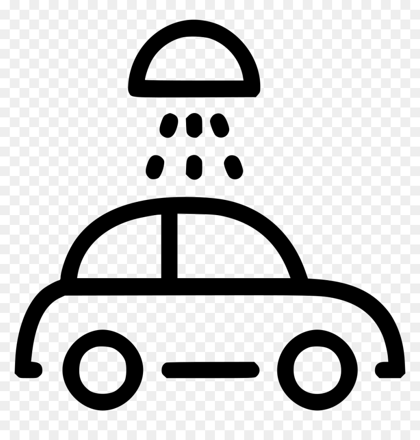Car Wash - Road Trip Clipart Black And White, HD Png Download - wash png