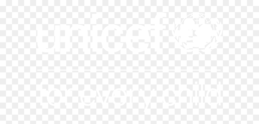 Unicef Foreverychild White Vertical Rgb 144ppi Eng - Johns Hopkins Logo White, HD Png Download - wash png