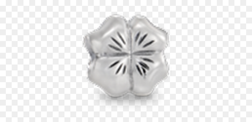 Pandora Charm Clover, HD Png Download - white four leaf clover png