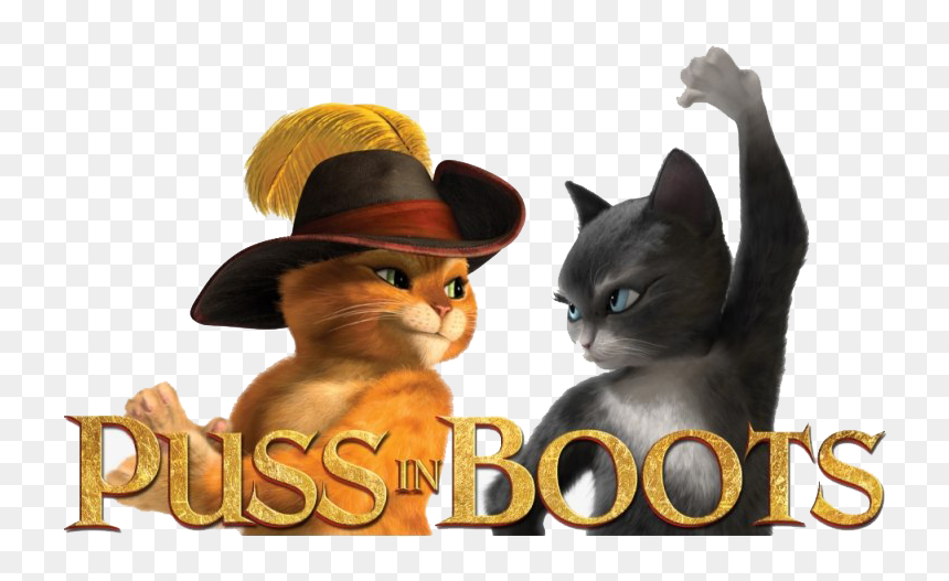 Puss In Boots Png Free Image - Puss In Boots And Kitty, Transparent Png - puss in boots png