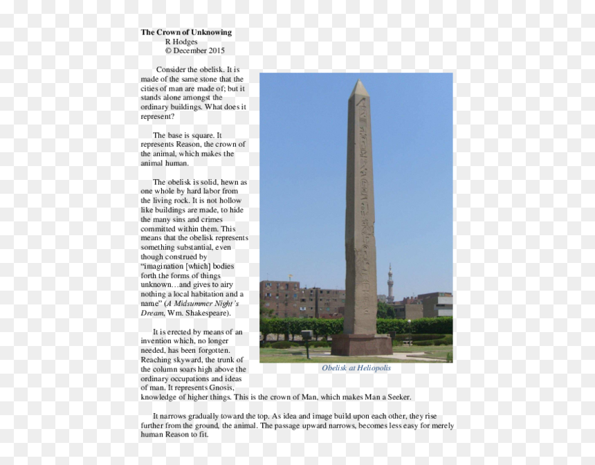 National Monument, HD Png Download - obelisk png