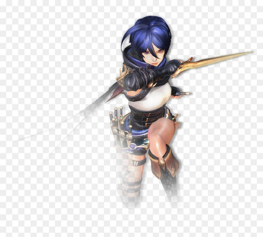 Action Figure, HD Png Download - anime girl with gun png