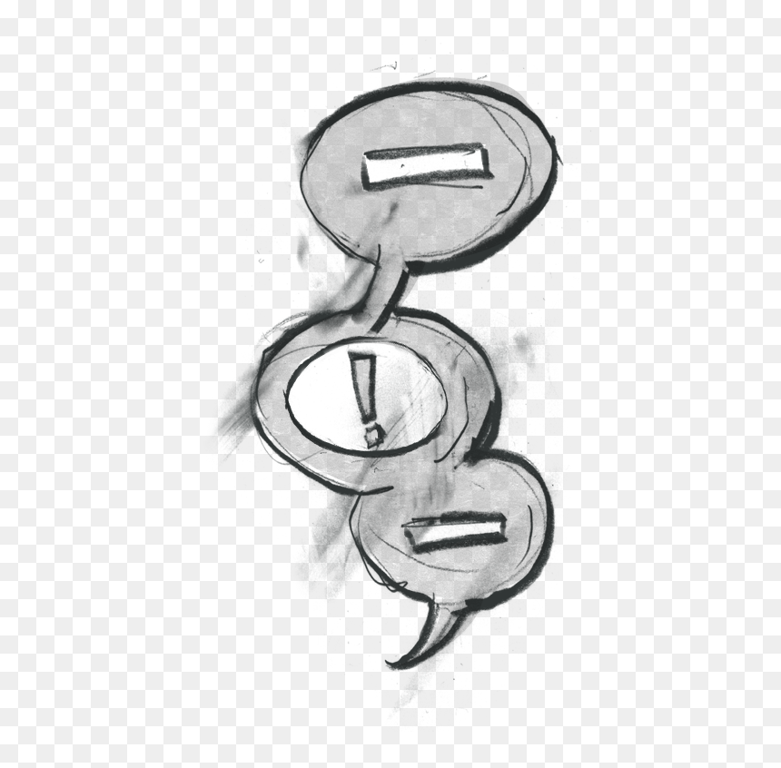 Icon Balloons - Sketch, HD Png Download - comic book icon png
