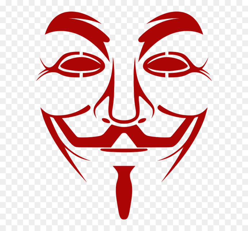 Guy Fawkes Mask, HD Png Download - anonymous icon png