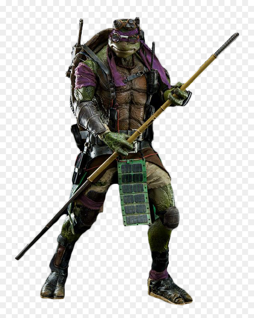 Tartarugas Ninja - Donatello - Threezero - Threezero - Donatello Turtle Movie Png, Transparent Png - donatello png