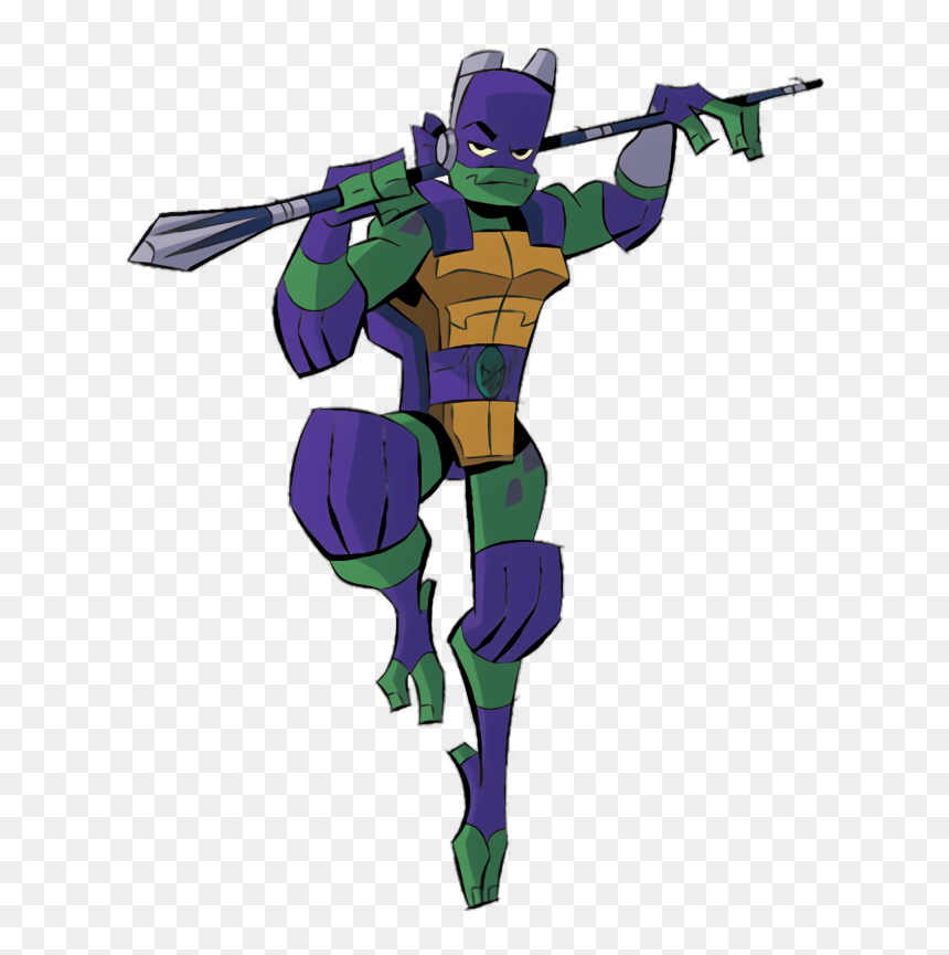 Donatello Rottmnt2 - Rise Of The Tmnt Donatello, HD Png Download - donatello png