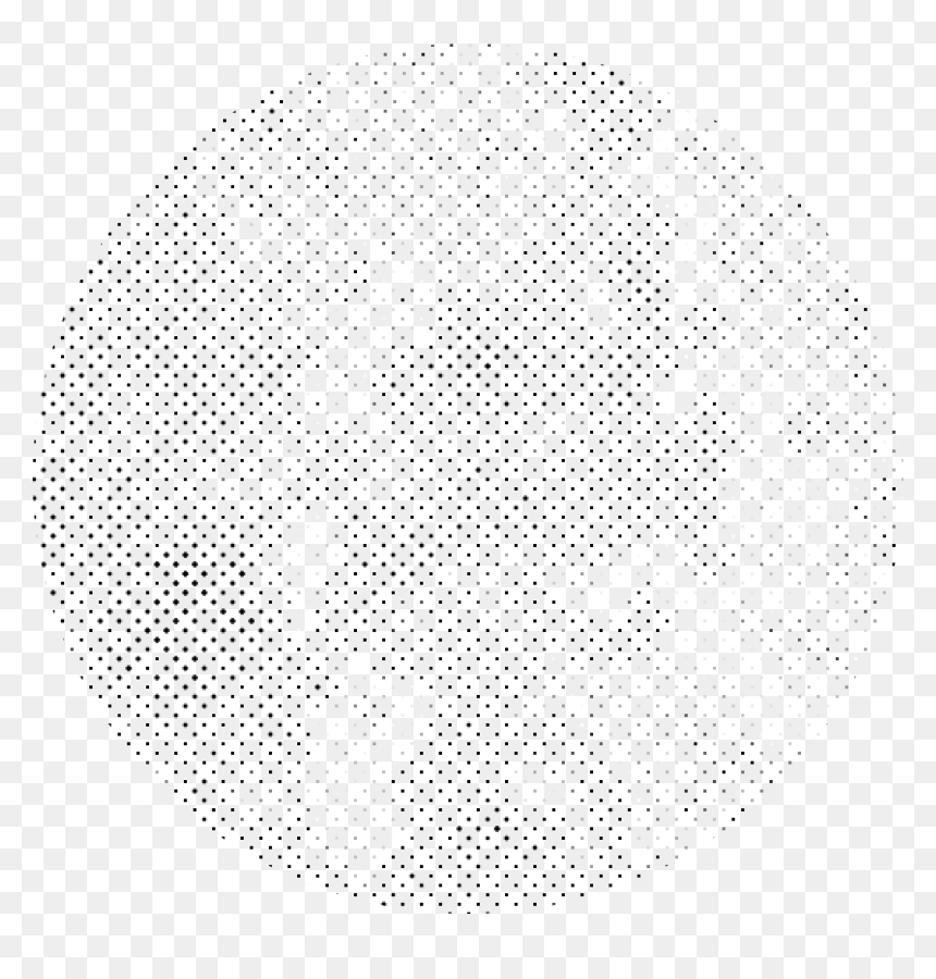 Circle, HD Png Download - halftone circle png