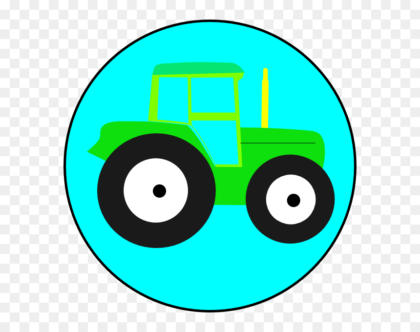 64 Case Tractor Clipart - Tractor Png Drawing, Transparent Png - tractor silhouette png