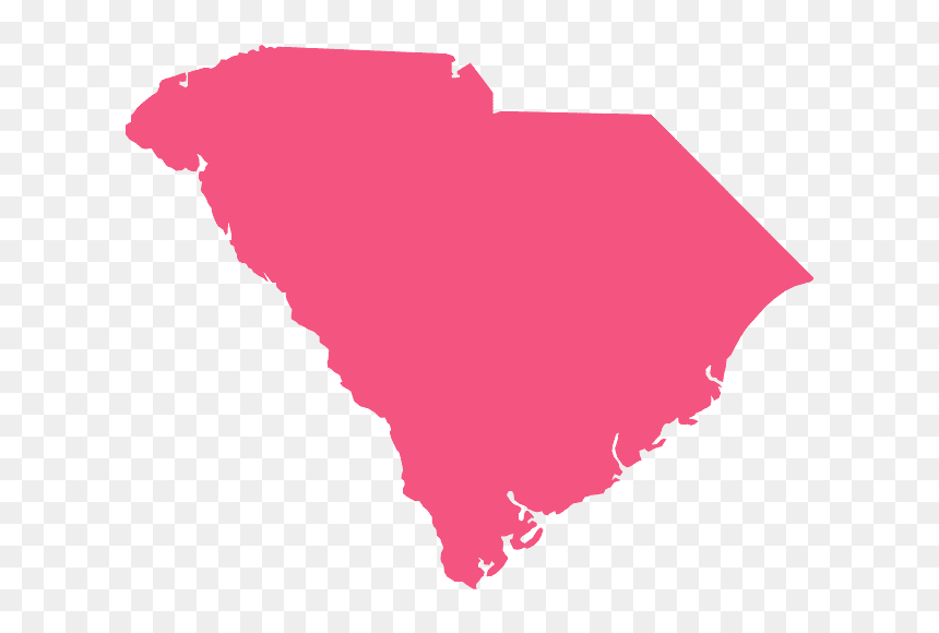 Silhouette South Carolina Outline, HD Png Download - wisconsin silhouette png