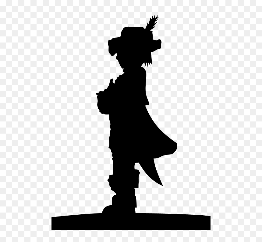 Transparent Pirate Eye Patch Clipart - Pirate Silhouette Clip Art, HD Png Download - eye silhouette png