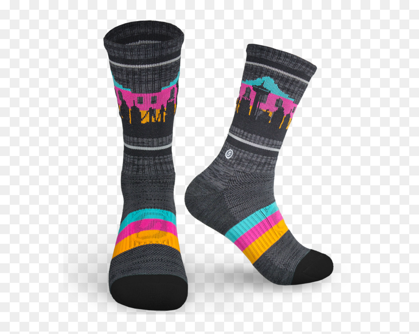 Sock, HD Png Download - san antonio skyline png