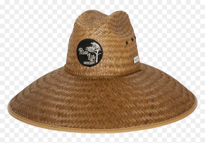 Straw Hat Black Og Front, HD Png Download - hipster hat png