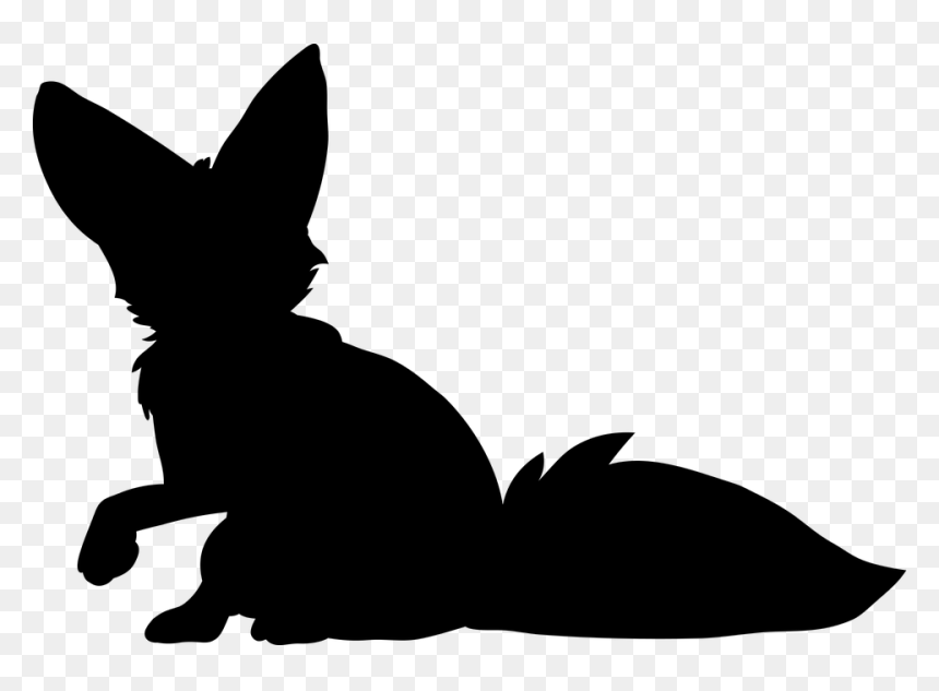 Desert Fox Silhouette, HD Png Download - zorro png