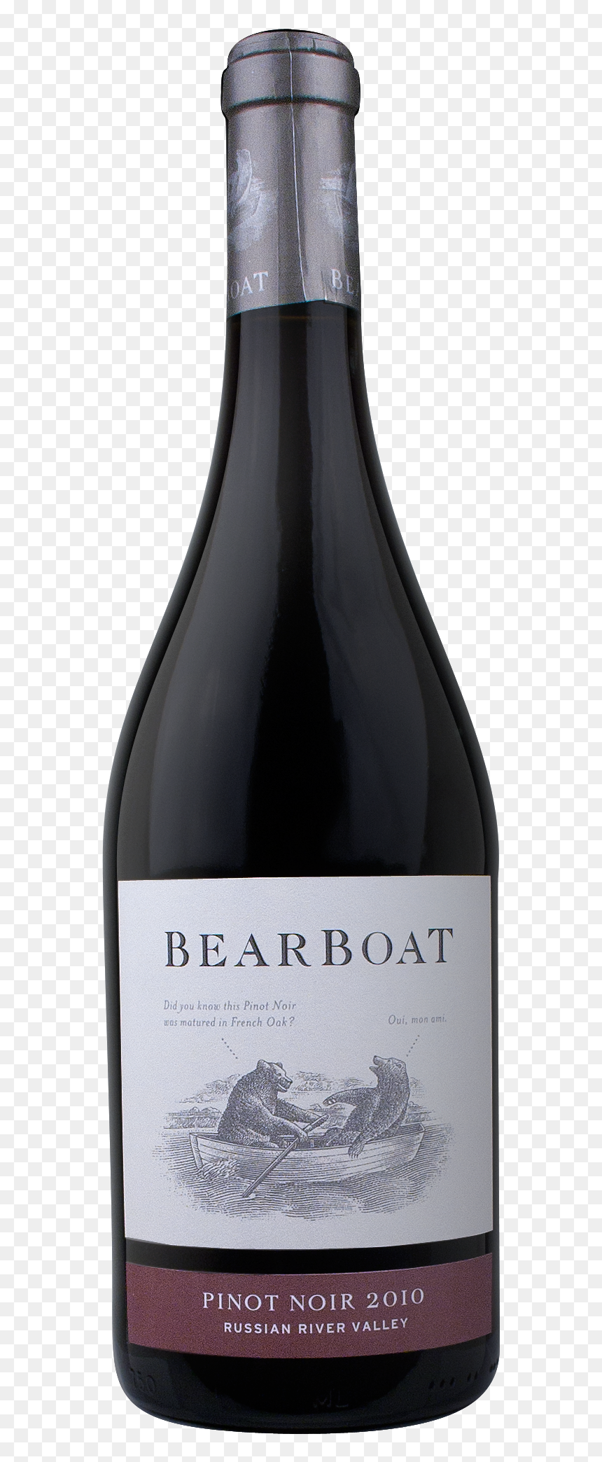 Bearboat Pinot Noir Sonoma Coast, HD Png Download - russian bear png