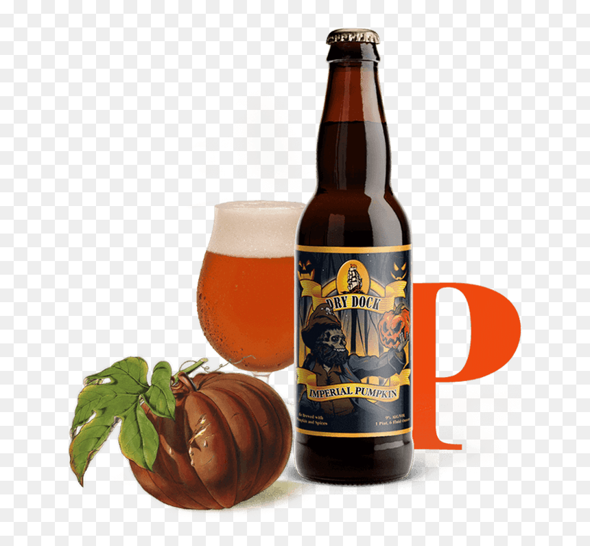 Imperial Pumpkin Ale - Beer Bottle, HD Png Download - crushed beer can png