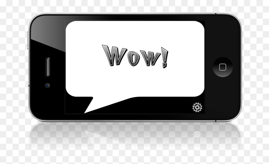 Smartphone, HD Png Download - manga speech bubbles png