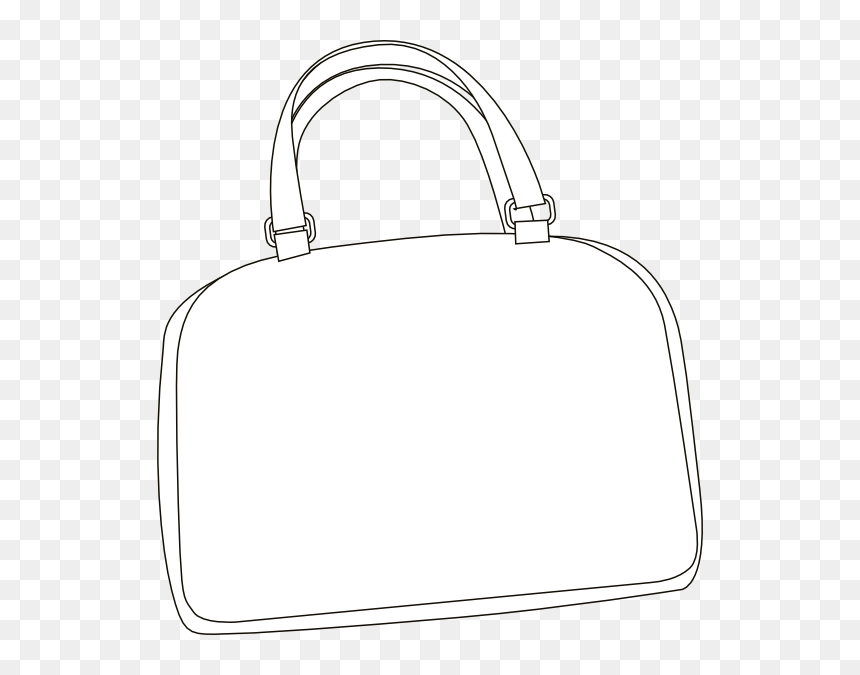 Clipart Hand Purse - White Bag Vector Png, Transparent Png - bag vector png