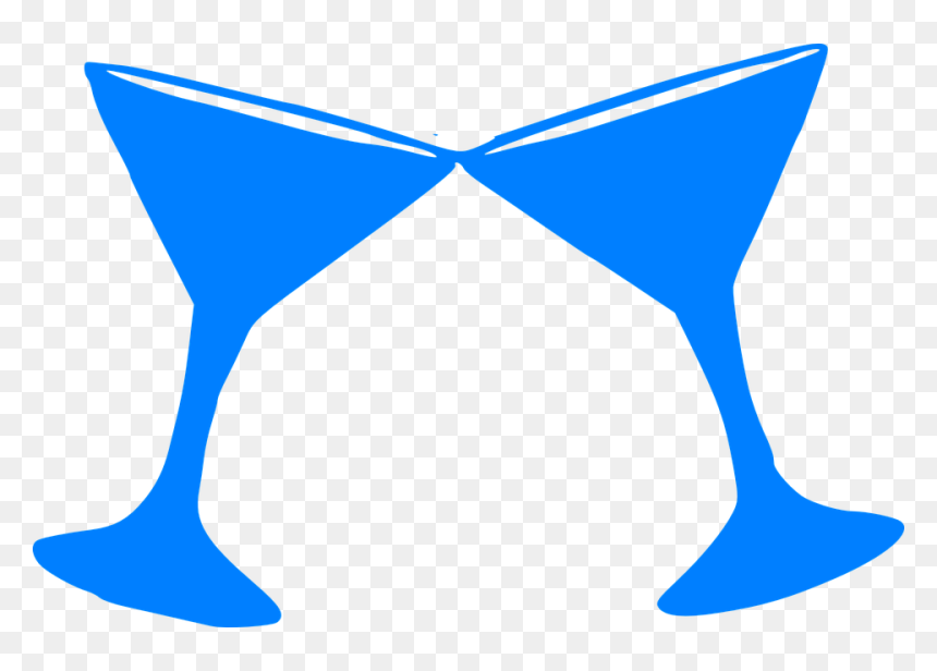 Blue Png Clipart Cocktail, Transparent Png - martini glass vector png