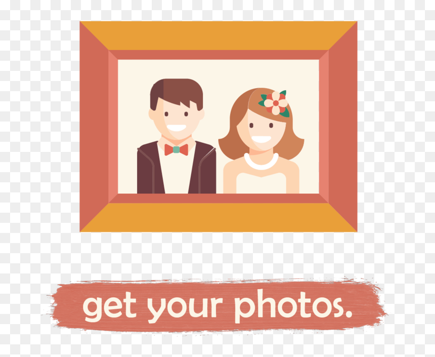 Photo-icon - Cartoon, HD Png Download - marriage icon png