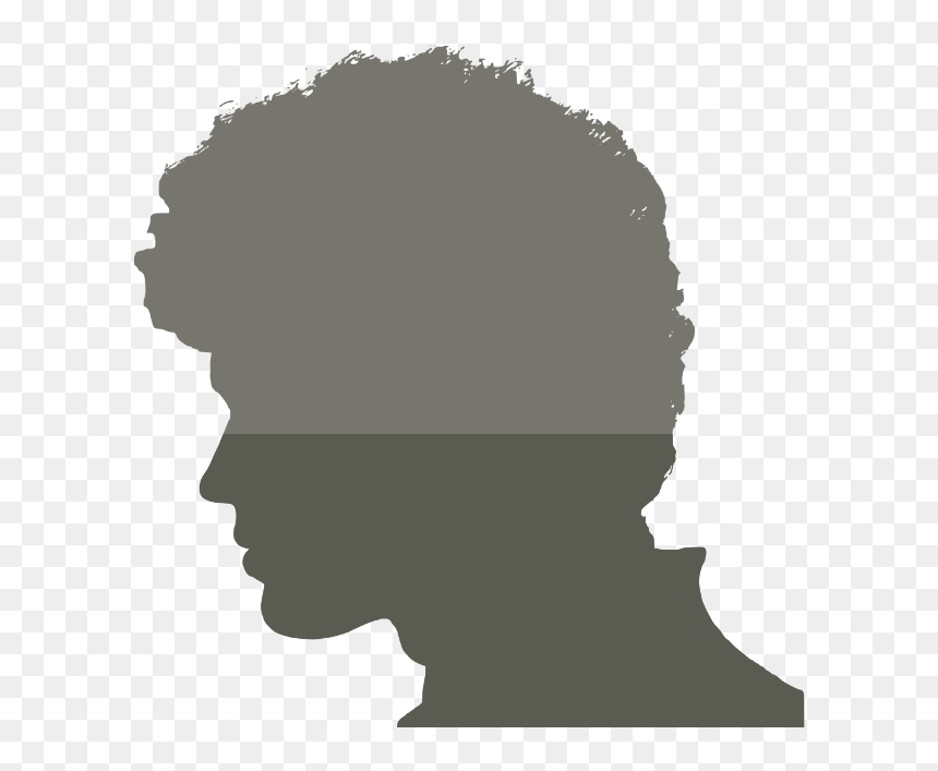 Male Afro Silhouette, HD Png Download - business person icon png