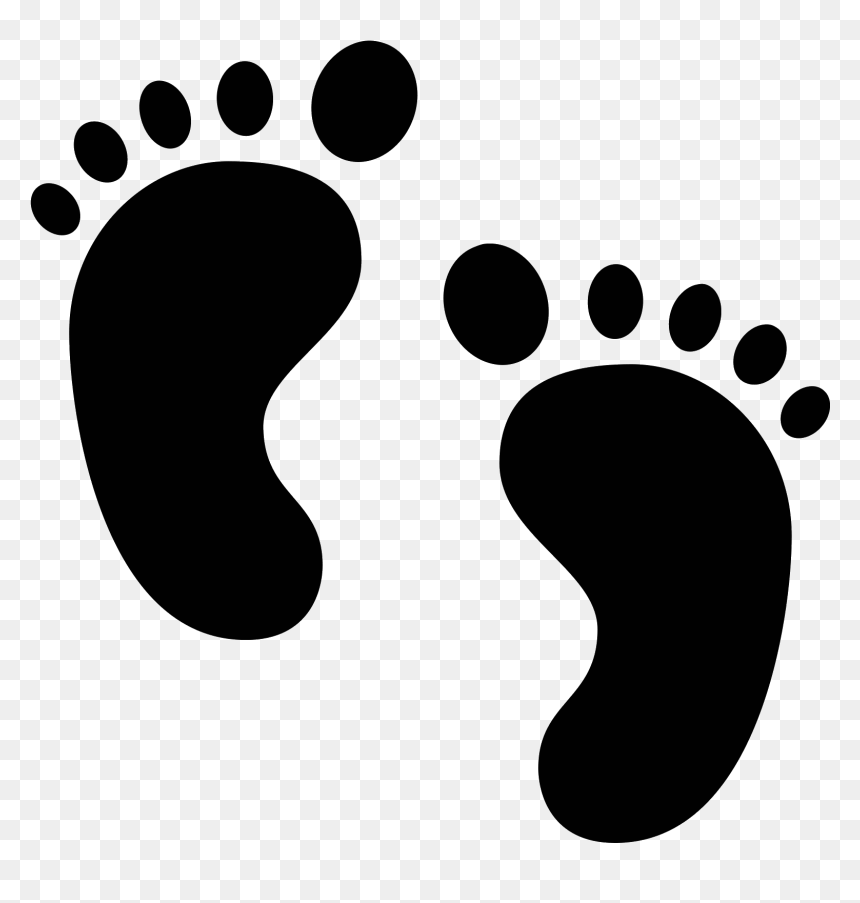 Clip Art Transparent Icon Free Download Png And Vector - Baby Feet Clipart Black And White, Png Download - benefits icon png