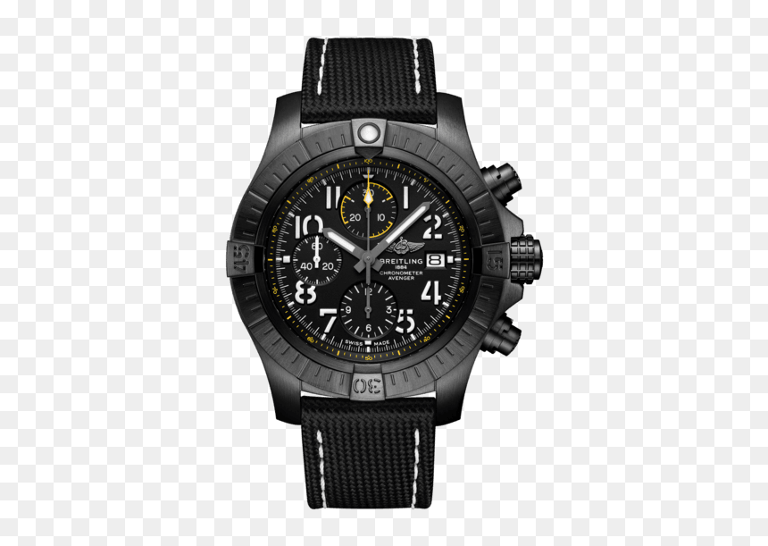 Avenger Chronograph 45 Night Mission - Breitling Avenger Night Mission, HD Png Download - 45 png