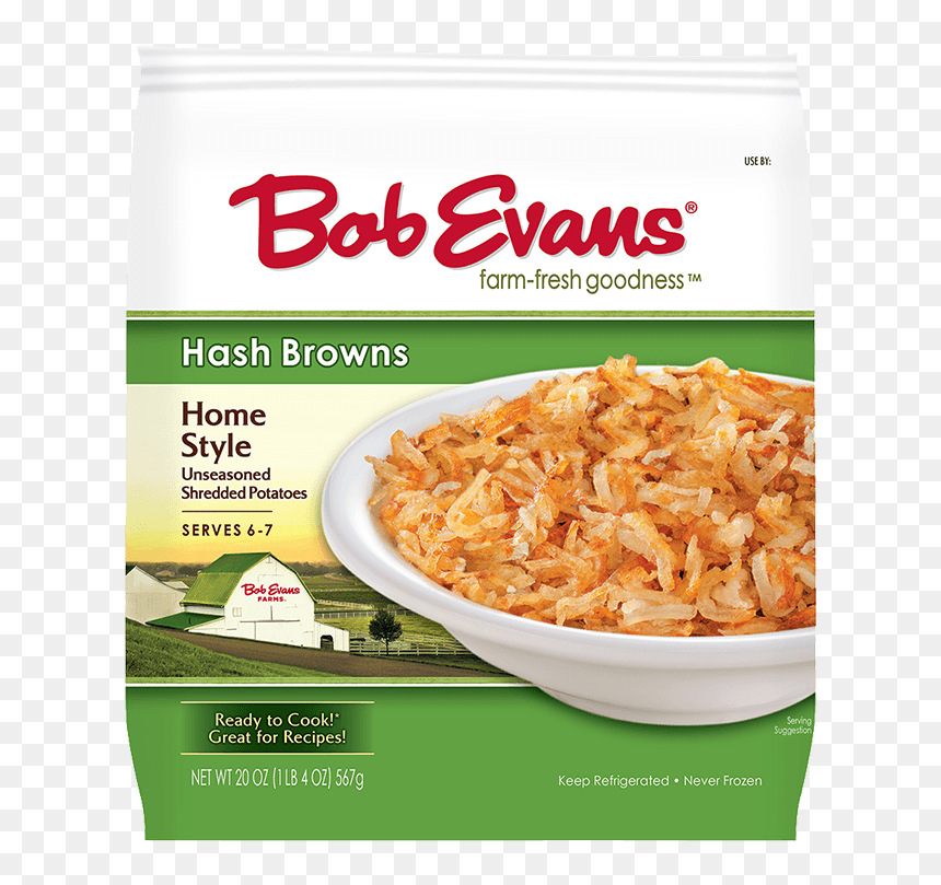 Bob Evans Home Style Hash Browns 20 Oz - Bob Evans Mashed Potatoes, HD Png Download - hash browns png