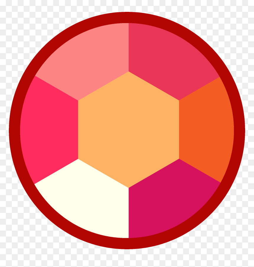 Her Gemstone Is Located On Her Left Shoulder - Steven Universe Gem Stone, HD Png Download - red gem png