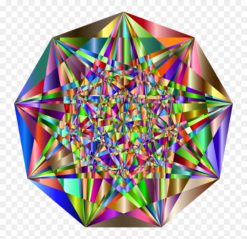 Line,triangle,symmetry - Triangle, HD Png Download - red gem png