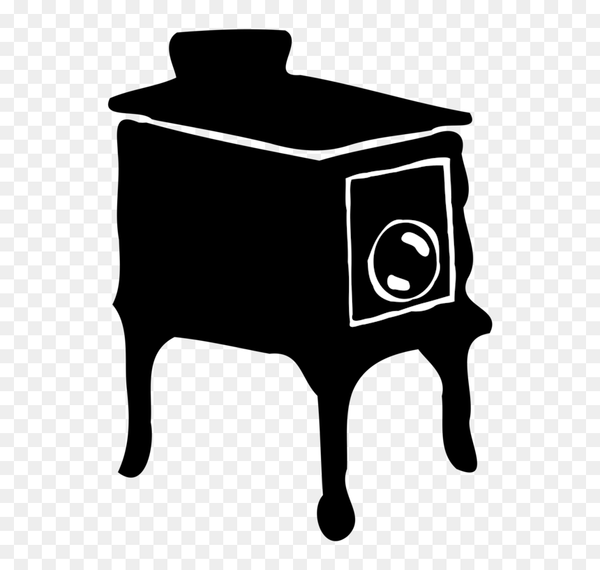 Monochrome - Furnace Silhouette, HD Png Download - cooking silhouette png