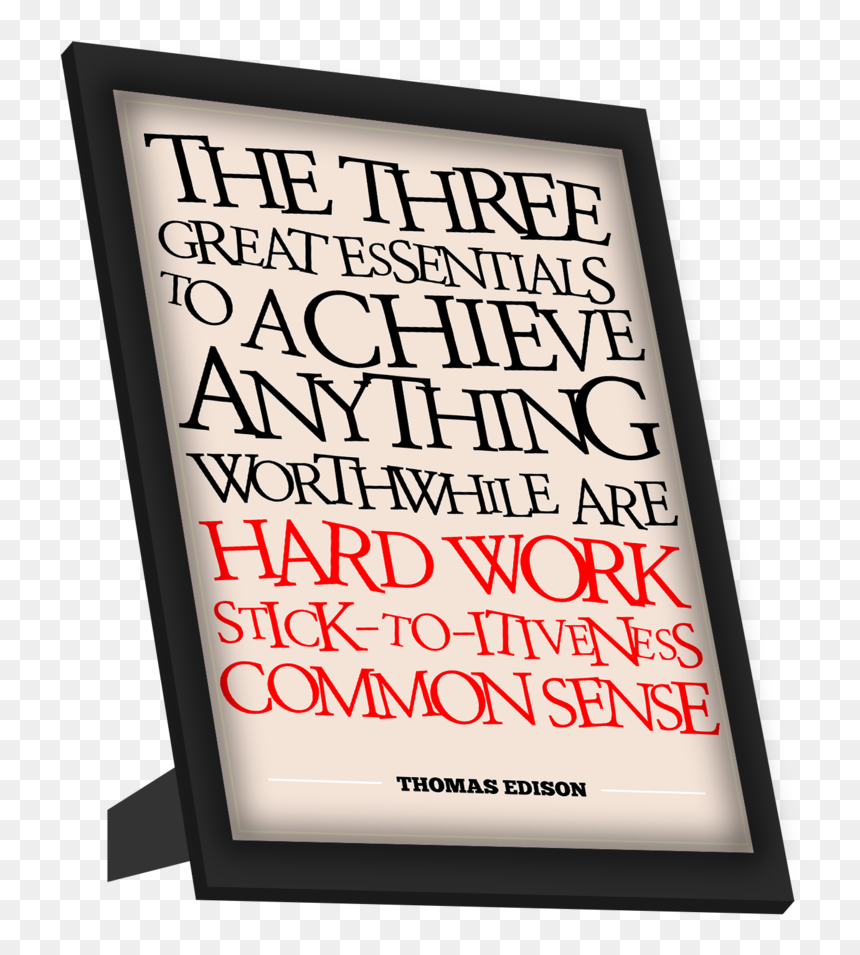 Poster, HD Png Download - thomas edison png